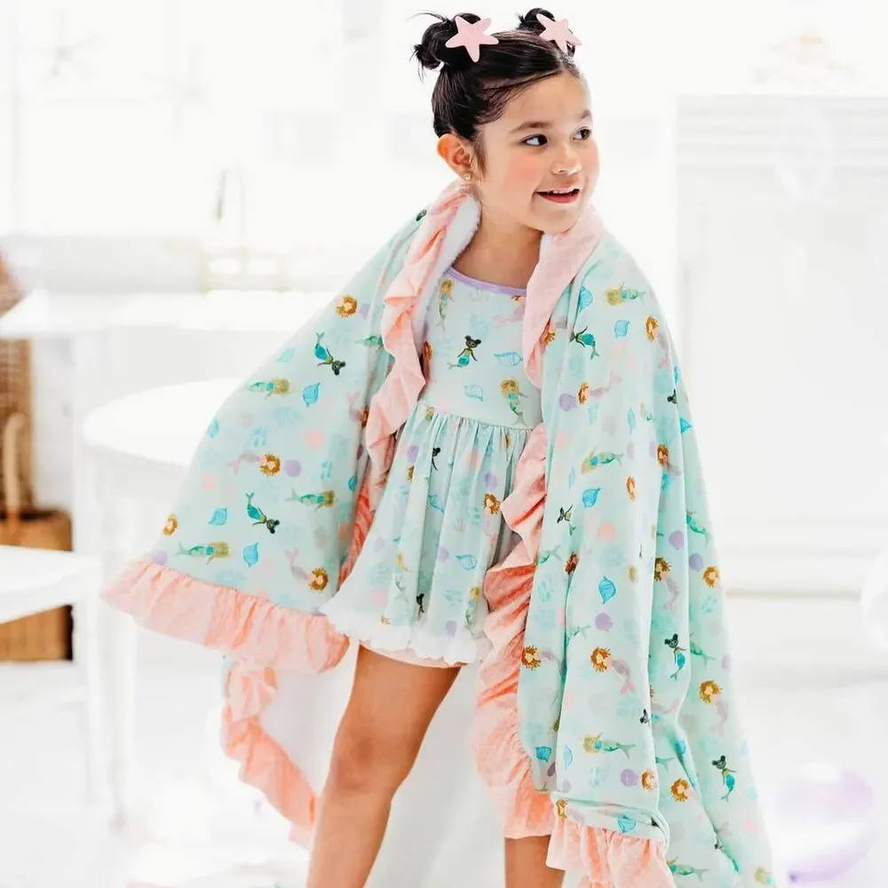 NWT Love & Grow Enchanted Mermaid Luxe Blanket